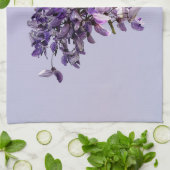 Delicate Wisteria キッチンタオル (折り畳み)