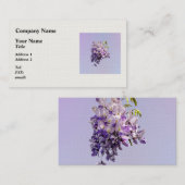 Delicate Wisteria 名刺 (正面/裏面)