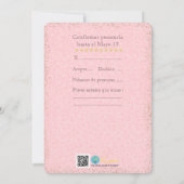 Délices en Fête Dessin Fantaisie (personnalisable) 招待状 (裏面)