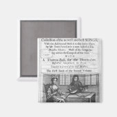 「Deliciae Musicae」のタイトルページ マグネット (正面/裏面)