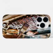 Delicious BBQ Ribs Barbecue iPhone Case Case-Mate iPhoneケース (裏面 (横))
