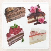 Delicious Cakes Selection ガラスコースター (正面)