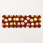 Delicious Decorated Birthday Cupcakes ヨガマット (正面(横))