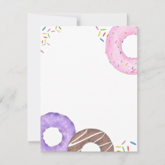 Delicious Donuts Note Card ノートカード (正面)
