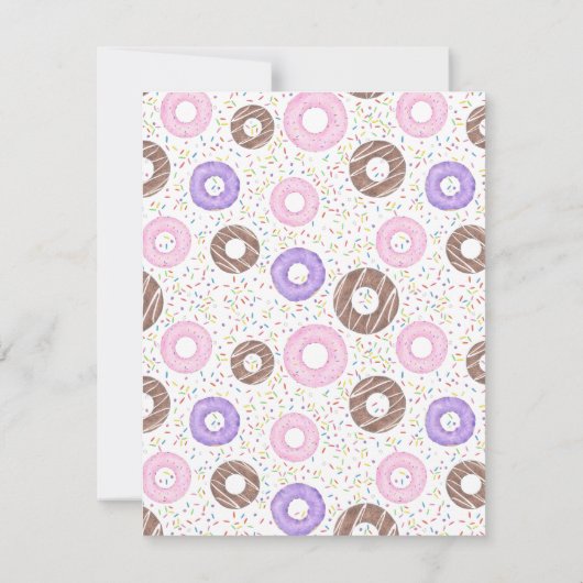 Delicious Donuts Note Card ノートカード (裏面)
