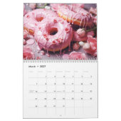 Delicious Donuts & Sweet Flavors 2026 Calendar カレンダー (3月 2027)