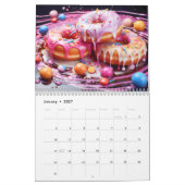 Delicious Donuts & Sweet Flavors 2026 Calendar カレンダー (1月 2027)