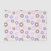 Delicious Donuts Tissue Paper on White 薄葉紙 (正面)