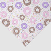 Delicious Donuts Tissue Paper on White 薄葉紙 (詳細)