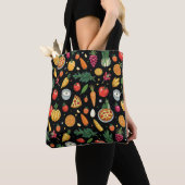 Delicious Food Fiesta | Vibrant Culinary トートバッグ (クローズアップ)