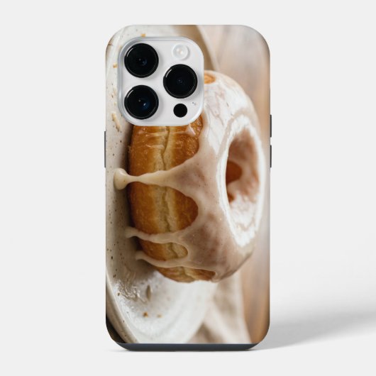 Delicious Glazed Donut Icing Drip iPhone Case iPhoneケース (裏面)