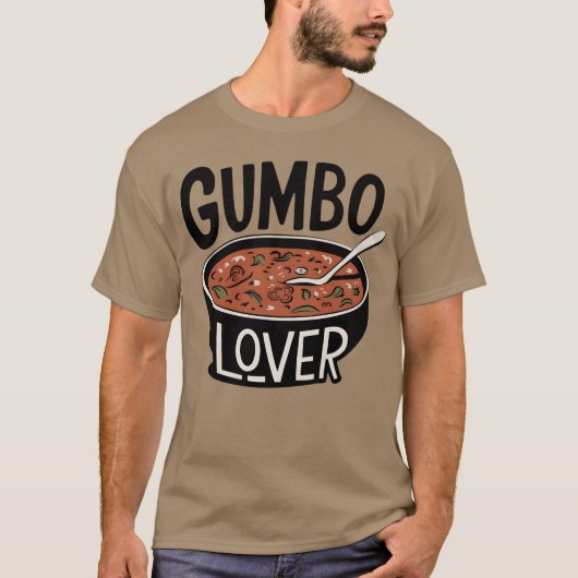 Delicious Gumbo Designs for Food Enthusiasts vinta Tシャツ (正面)