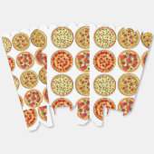 Delicious Pizza Lover's Pattern Popcorn Favor Box フェイバーボックス (見開き)
