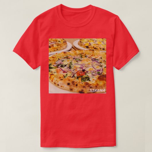 Delicious Pizza Tシャツ (デザイン正面)