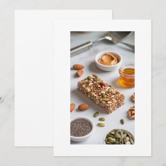 delicious snack 招待状 (正面/裏面)