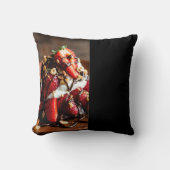 delicious strawberries whipped cream mold chocolat クッション (正面)