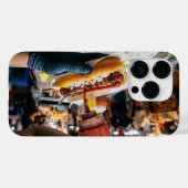 Delicious Street Food Hot Dog iPhone Case Case-Mate iPhoneケース (裏面 (横))