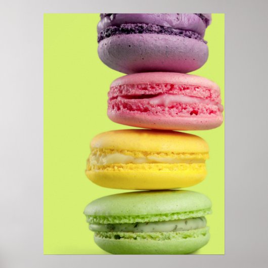 Deliciously colorful maccaroons ポスター (正面)