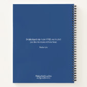 Delightフローラデイジャーナル – Psalm 37:4 ノートブック (裏面)