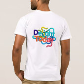 Delight in Today - T感動的シャツデザイン Tシャツ (裏面)