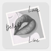 Delight Love Live Lips スクエアシール (正面)