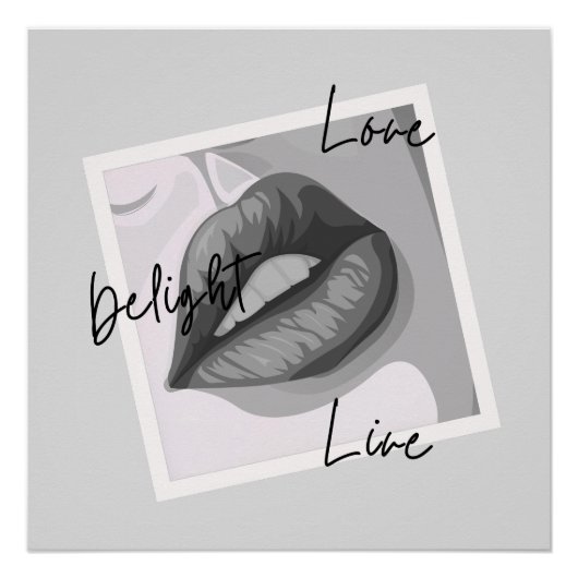 Delight Love Live Lips ポスター (正面)