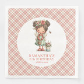 Delightful Fairy Pink Flowers 7th Birthday Party  (正面)