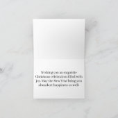 Delightful Holiday Photo Template Merry Christmas シーズンカード (内部)