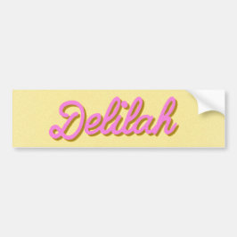Delilahのバンパーステッカー バンパーステッカー