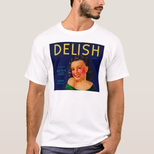 DelishオレンジLabelEl Centro、カリフォルニア Tシャツ (正面)