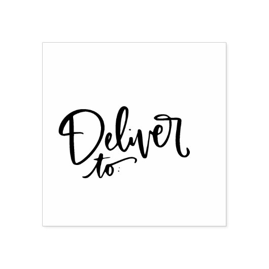 Deliver To Kraphスタンプ結婚式招待状 ラバースタンプ (インプリント)