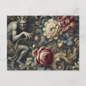 Deliver Us from Decadence - Gothicフローラデザイン シーズンポストカード (正面)