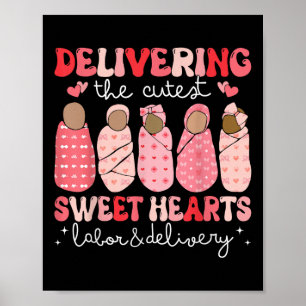 Delivering Cuest Sweethearts Labor Delivery V ポスター