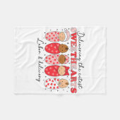 Delivering The Cutest Sweethearts Labor And Delive フリースブランケット (正面(横))