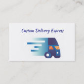 Delivery Driver Custom Business Custom 名刺 (裏面)