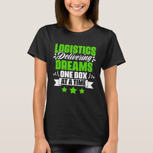 Delivery Logistics Manager Logistician Logistics O Tシャツ (正面)