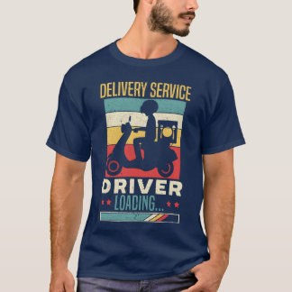 Delivery Service Driver Courier Food Delivery Guy  Tシャツ