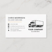 Delivery Services Truck  名刺 (正面)
