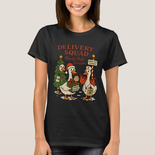 Delivery Squad Labor And Delivery Nurse Christmas  Tシャツ (正面)