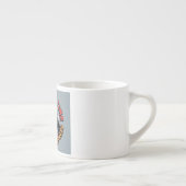 Delivery Time Santa Christmas Hot Rod エスプレッソカップ (右)