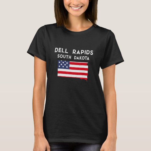 Dell Rapids South Dakota USA州アメリカ旅行 Tシャツ (正面)