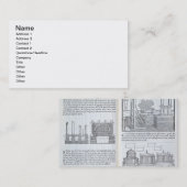 「Della Architettura」からの基盤を、築きます、パブ 名刺 (正面/裏面)