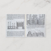 「Della Architettura」からの基盤を、築きます、パブ 名刺 (裏面)