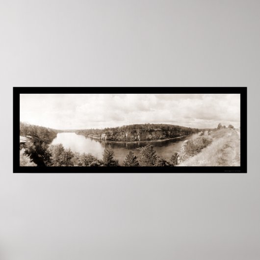 Dells of Wisconsin Photo 1911 ポスター (正面)