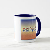 DelMarVaのアンティークの地図 マグカップ (正面右)