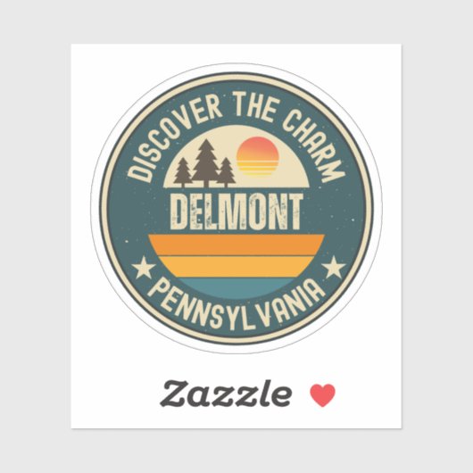 Delmont, Pennsylvania シール (シート)