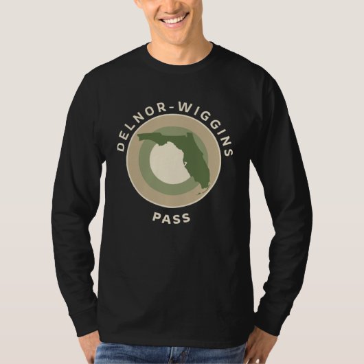 Delnor Wiggins Pass State Park Florida Bullseye FL Tシャツ (正面)