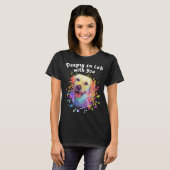 Delove In Lab With You Animal Pun Animal Hum Tシャツ (正面フル)