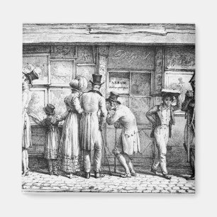 Delpechの石版プリントショップ、c.1818 マグネット