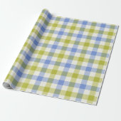 Delphinium Gingham - Wrapping Paper ラッピングペーパー (アンロールド)